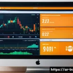 코인 글로벌 거래소 순위 - A modern digital trading platform interface displayed on a sleek computer screen, showing real-time ...