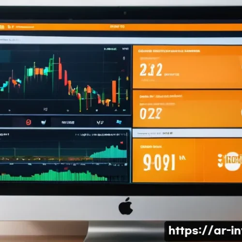 코인 글로벌 거래소 순위 - A modern digital trading platform interface displayed on a sleek computer screen, showing real-time ...